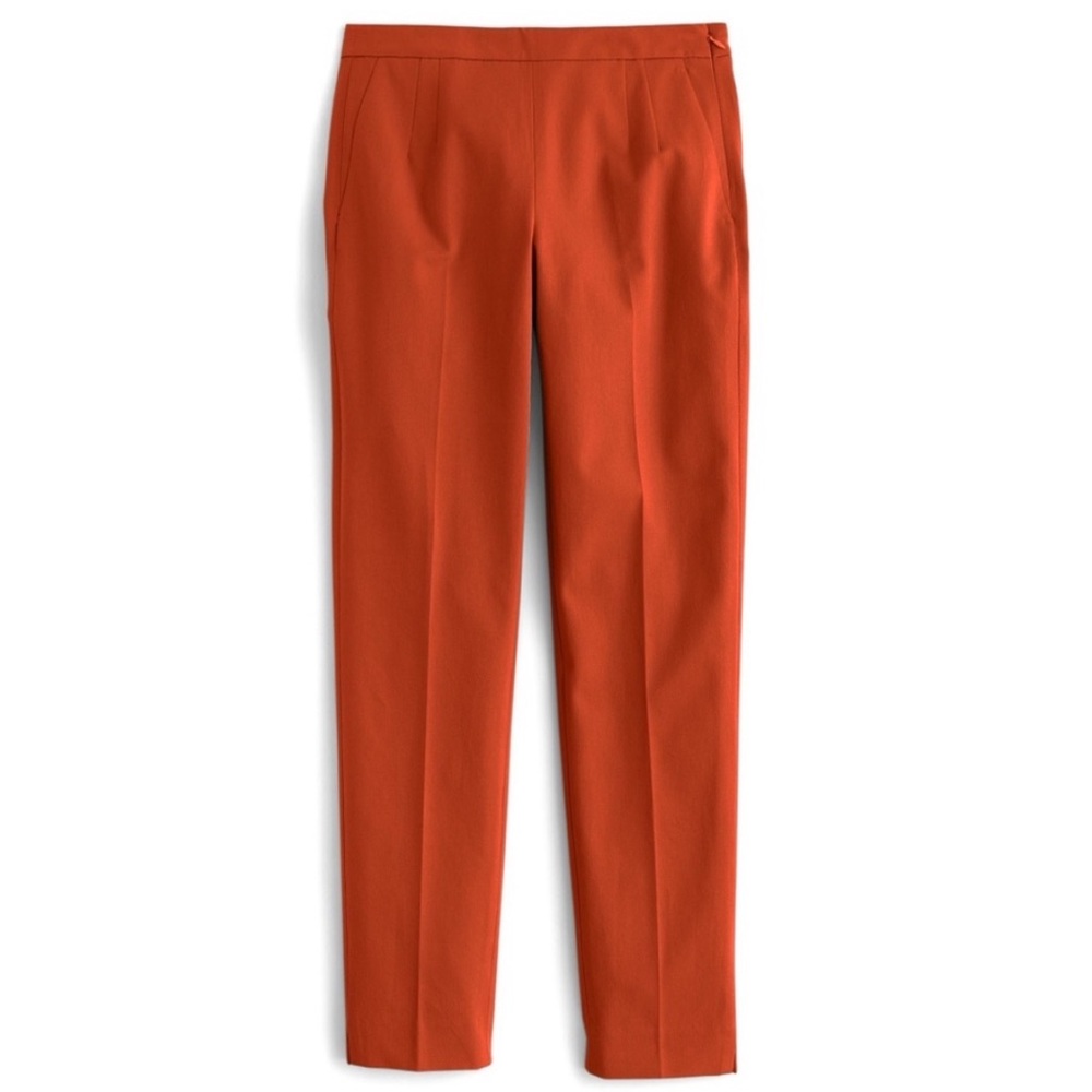 J. Crew Martie Cropped Pant Burnt Orange Size 16
